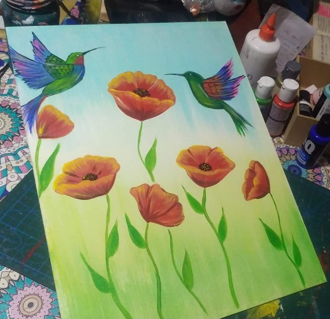 Sunset in the mountains