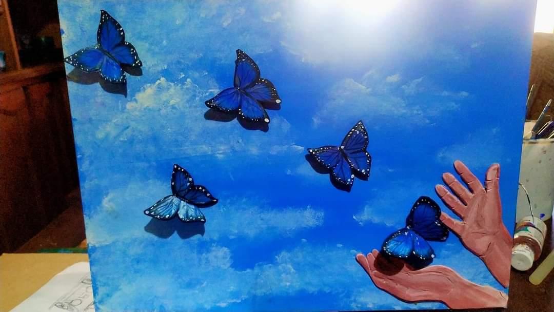 Sunset in the mountains