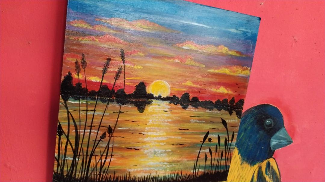 Sunset in the mountains