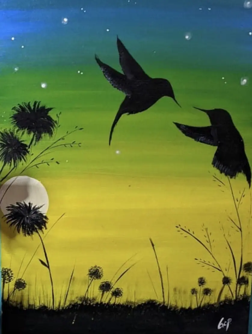 Sunset in the mountains